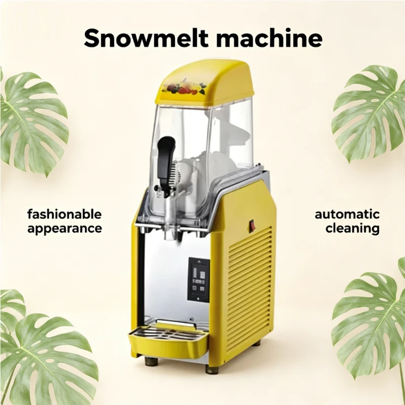Single Bowl Slush Machine 6L Tank Slush Machine Snow Melting Machine Smoothie Maker Machine Ice Cream Maker 200W
Single Bowl Slush Machine 6L Tank Slush Machine Snow Melting Machine Smoothie Maker Machine Ice Cream Maker 200W