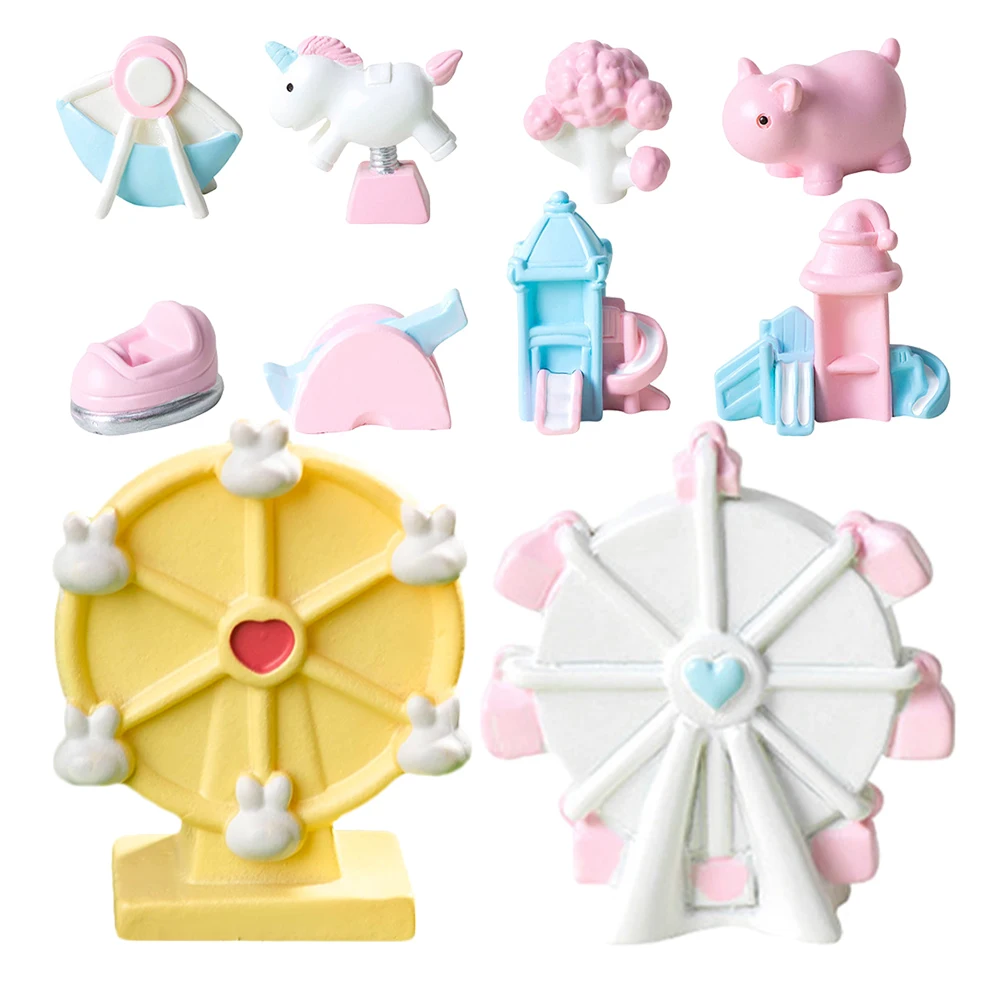 10 PCS DIY Decorations Micro Landscape Figurines Mini Playground Bumper Cars Lawn Toy Equipment House Accessories Garden
10 PCS DIY Decorations Micro Landscape Figurines Mini Playground Bumper Cars Lawn Toy Equipment House Accessories Garden