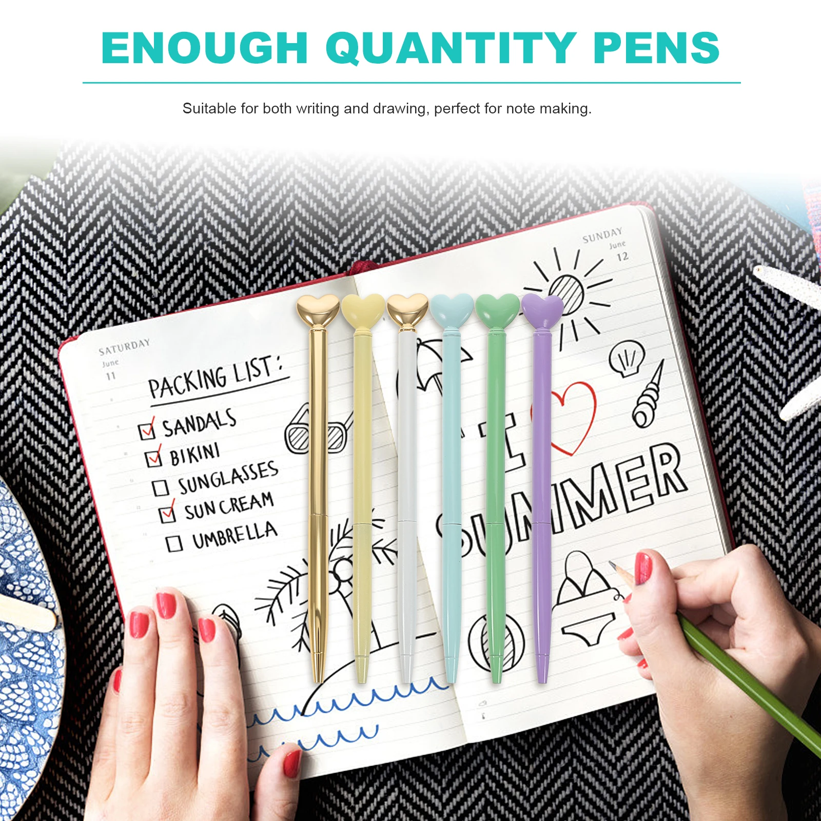 12 Pcs Multifunction Metal Pen Student Heart Portable Students Ergonomic Ballpoint
12 Pcs Multifunction Metal Pen Student Heart Portable Students Ergonomic Ballpoint