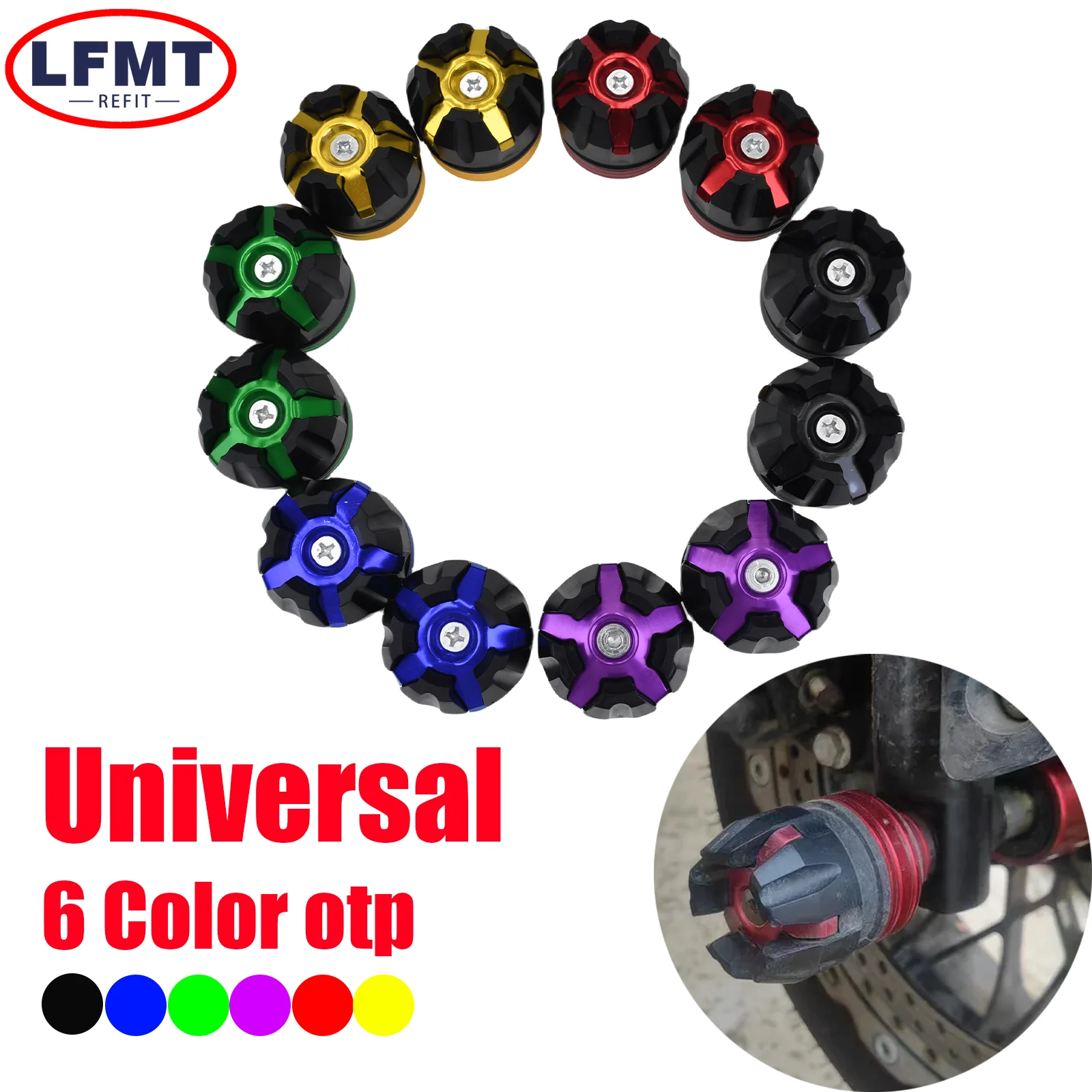 Universal Motorcycle Crash Pads Colorful Protector Crash Pad Wheel Frame Slider For KTM HONDA YAMAHA KAWASAKI SUZUKI
Universal Motorcycle Crash Pads Colorful Protector Crash Pad Wheel Frame Slider For KTM HONDA YAMAHA KAWASAKI SUZUKI