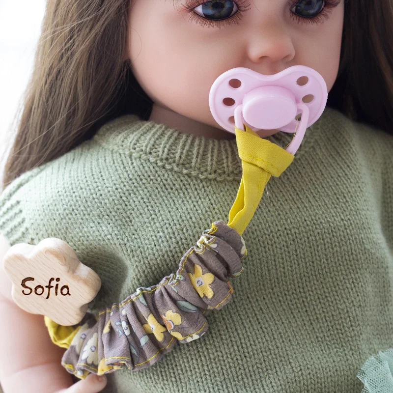 HANDMADE Custom Name Personalized Baby Pacifier Chain Flower Dummy Nipple Holder Guard Teether Pendant Newborn Gift Stuff 0-6M
HANDMADE Custom Name Personalized Baby Pacifier Chain Flower Dummy Nipple Holder Guard Teether Pendant Newborn Gift Stuff 0-6M