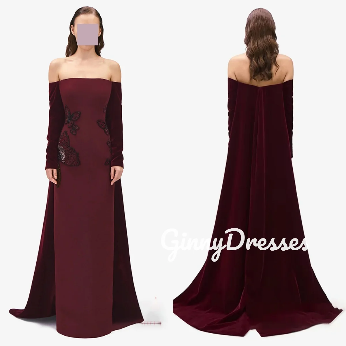 Dubai Luxury Evening Dress Customize Column Off-The-Shoulder Dresses For Prom Ruffle Sleeves Floor-Length Formal Occasion Dresse
Dubai Luxury Evening Dress Customize Column Off-The-Shoulder Dresses For Prom Ruffle Sleeves Floor-Length Formal Occasion Dresse