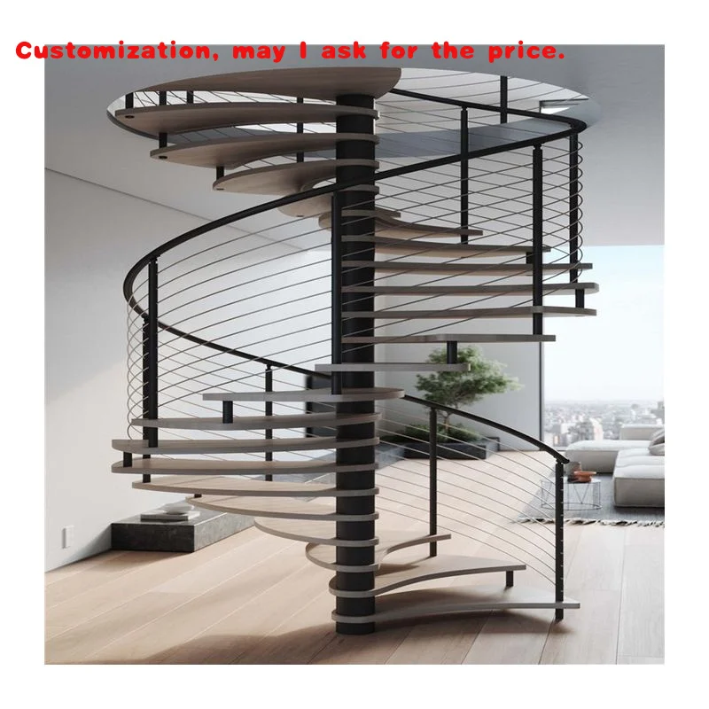custom.Outdoor Wrought Cast Iron Stairs High-End Fashion Curved Solid Wood Staircase
custom.Outdoor Wrought Cast Iron Stairs High-End Fashion Curved Solid Wood Staircase