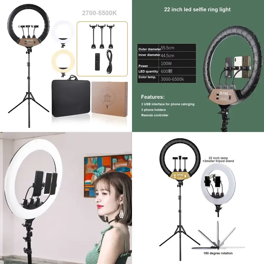 2021 High Quality Led Selfie Ring Light 22 Inch for Ring Light Photography Streaming Video Tiktok Hair
2021 High Quality Led Selfie Ring Light 22 Inch for Ring Light Photography Streaming Video Tiktok Hair