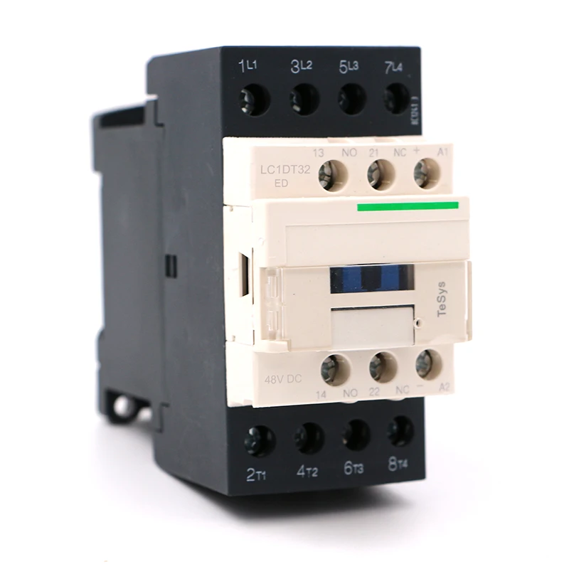 LC1DT32ED DC electric magnetic Contactor 4P 4NO LC1-DT32ED 32A 48V DC coil
LC1DT32ED DC electric magnetic Contactor 4P 4NO LC1-DT32ED 32A 48V DC coil