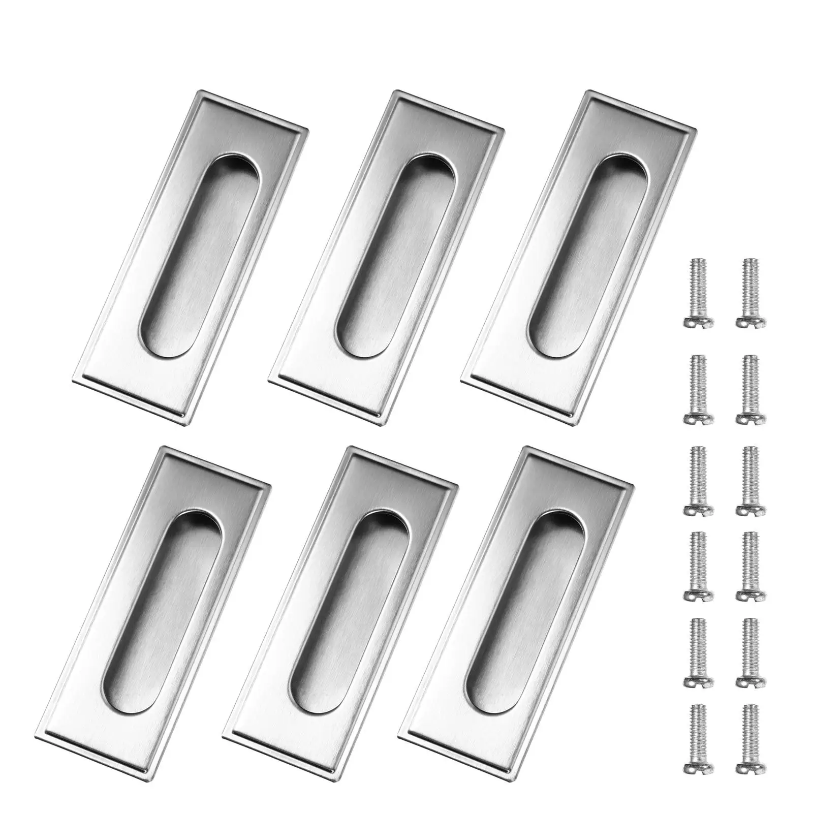 6 Pcs Cabinet Door Handle Stainless Steel Hidden Pull Kitchen Wardrobe Home Furniture Practical Function Easy Install
6 Pcs Cabinet Door Handle Stainless Steel Hidden Pull Kitchen Wardrobe Home Furniture Practical Function Easy Install