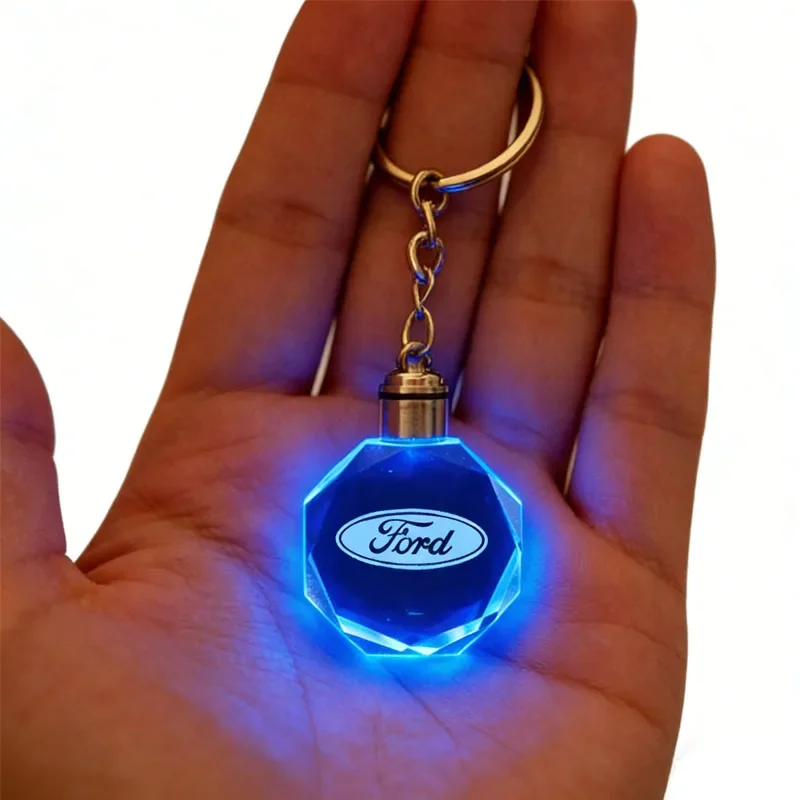 LED Crystal Glass Car Styling Keychain Light for Ford Fiesta Explorer Kuga Fusion ST RS Mondeo Focus 2 3 Edge Ecosport Transit
LED Crystal Glass Car Styling Keychain Light for Ford Fiesta Explorer Kuga Fusion ST RS Mondeo Focus 2 3 Edge Ecosport Transit