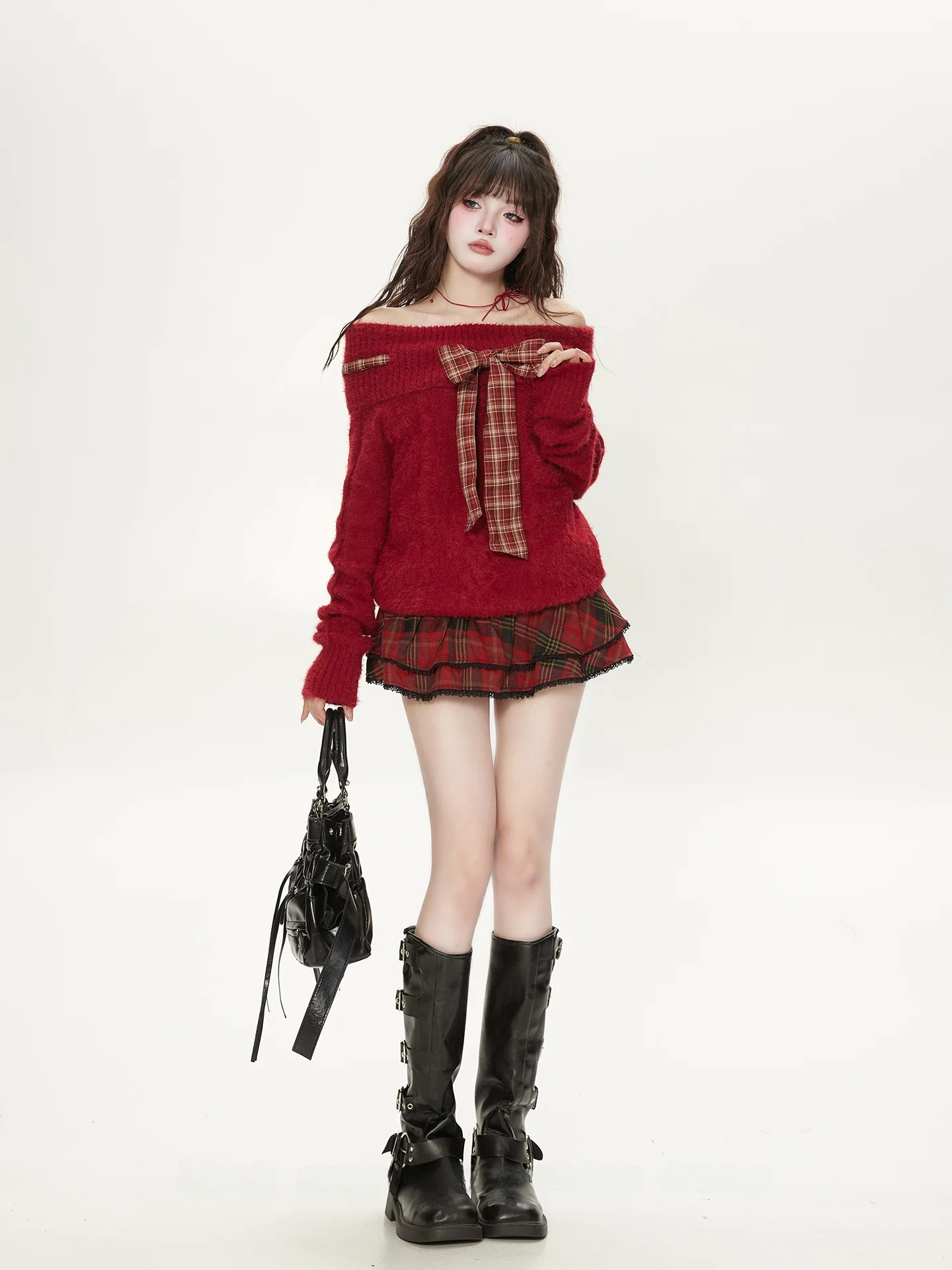 Женский вязаный свитер Pure Desire Super Cute Red на одно плечо, весенне-осенний, теплый, с завязками, милый, мягкий, трикотажный топ
Женский вязаный свитер Pure Desire Super Cute Red на одно плечо, весенне-осенний, теплый, с завязками, милый, мягкий, трикотажный топ