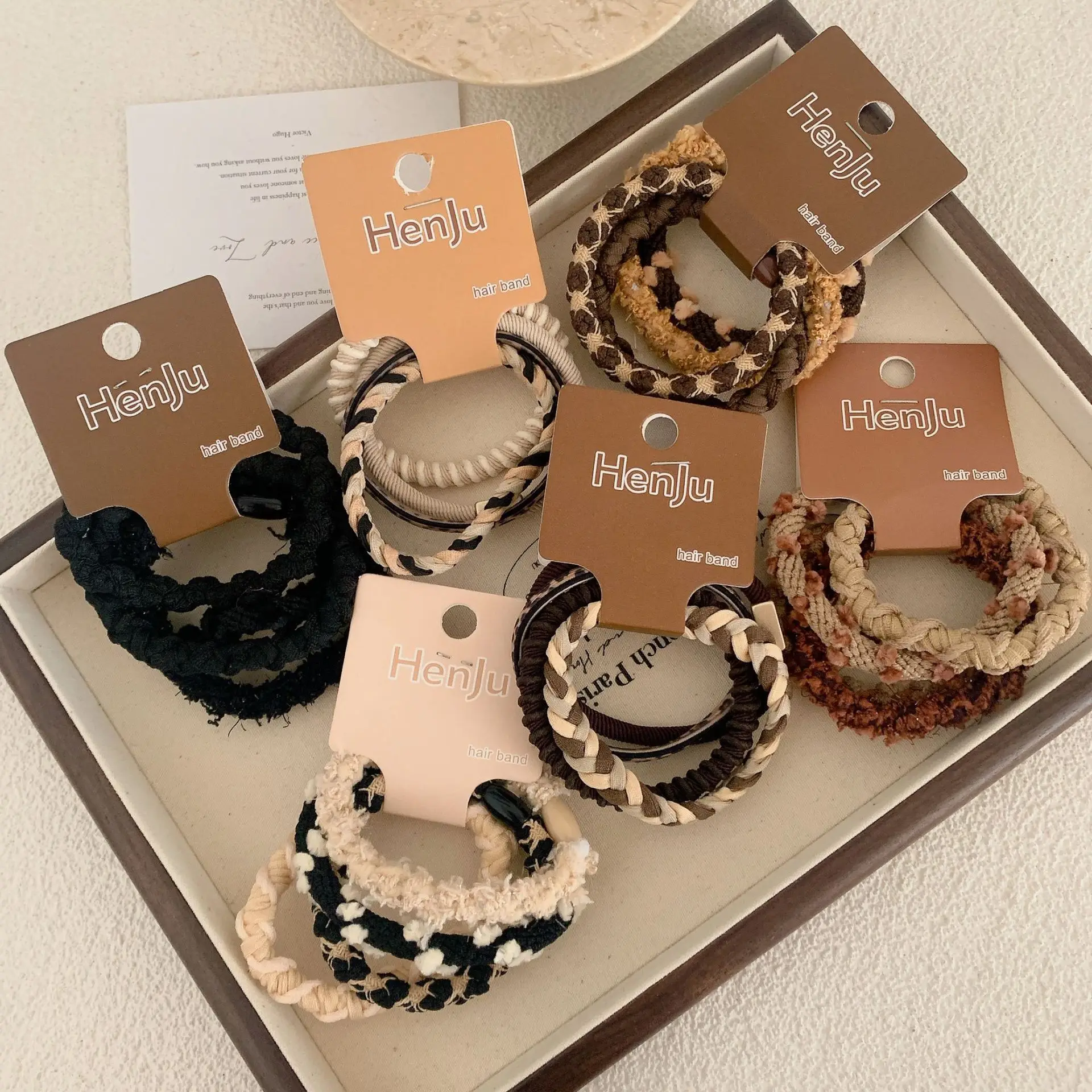 Coffee Color Hairbands Versatile Basic Hair Ropes High Elastic Rubber Bands Ponytail Holder Hair Styling Accessories for Women
Coffee Color Hairbands Versatile Basic Hair Ropes High Elastic Rubber Bands Ponytail Holder Hair Styling Accessories for Women