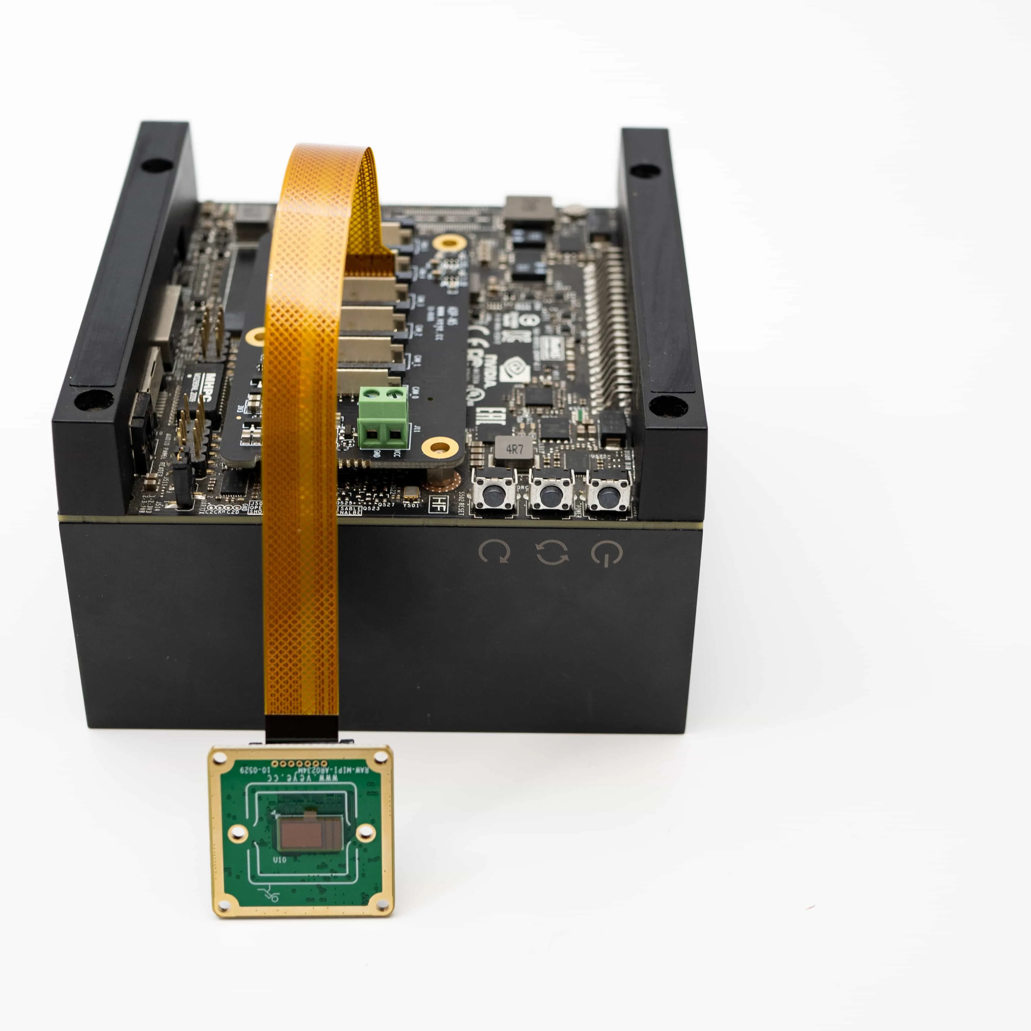 2-мегапиксельная камера MIPI CSI-2 с глобальным затвором, AGX-nCAM-AR0234M для комплекта устройств Jetson AGX-Xavier, Orin и TX2
2-мегапиксельная камера MIPI CSI-2 с глобальным затвором, AGX-nCAM-AR0234M для комплекта устройств Jetson AGX-Xavier, Orin и TX2