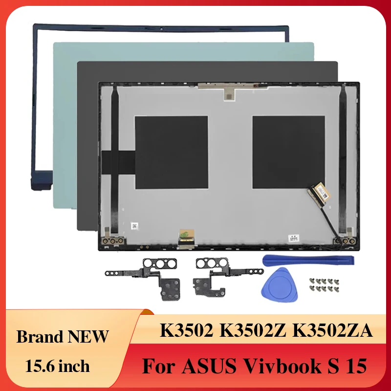 Для ASUS Vivobook S15 K3502 K3502Z K3502ZA: Новые серебристо-черно-зеленые рамки для ноутбука, задняя крышка ЖК-дисплея, передняя панель, петли, аксессуары
Для ASUS Vivobook S15 K3502 K3502Z K3502ZA: Новые серебристо-черно-зеленые рамки для ноутбука, задняя крышка ЖК-дисплея, передняя панель, петли, аксессуары