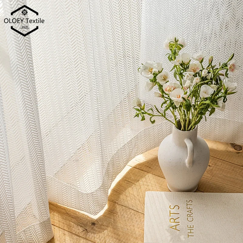 Premium Custom Postmodern White Tulle Curtains for Living Room Bedroom Salon with Modern Voile Lace and Solid Sheer Drapes
Premium Custom Postmodern White Tulle Curtains for Living Room Bedroom Salon with Modern Voile Lace and Solid Sheer Drapes