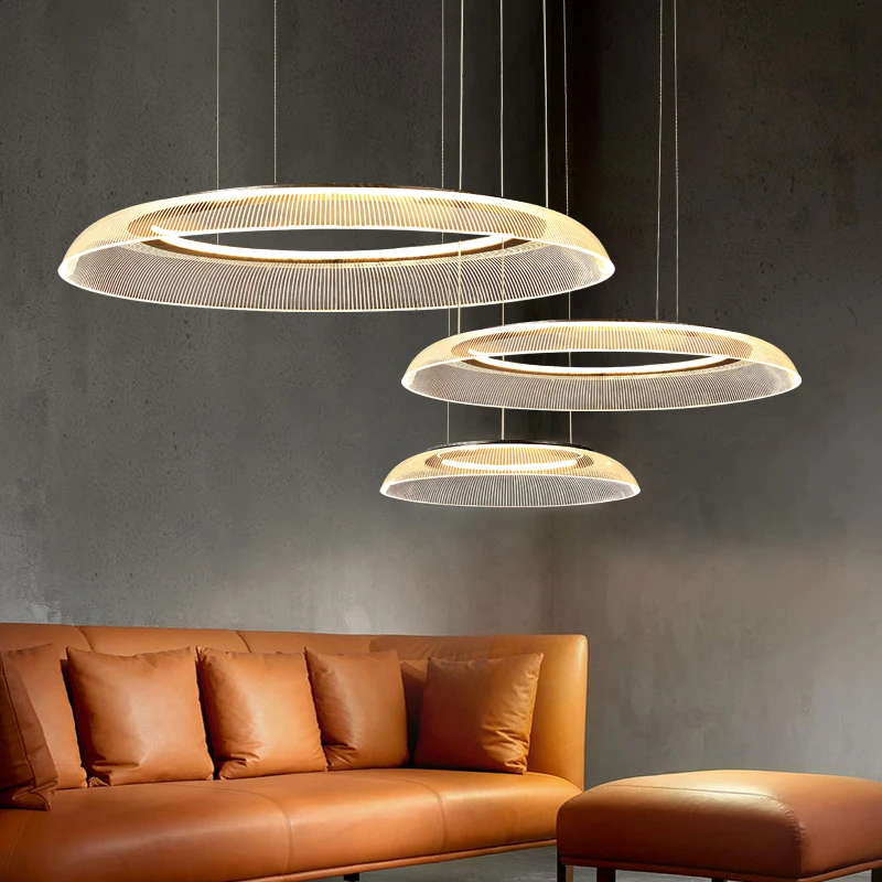 Modern Round LED Chandelier Luxury Restaurant Pendant Light Living Dining Room Bedroom Villa Home Decor Simple Hall Hanging Lamp
Modern Round LED Chandelier Luxury Restaurant Pendant Light Living Dining Room Bedroom Villa Home Decor Simple Hall Hanging Lamp