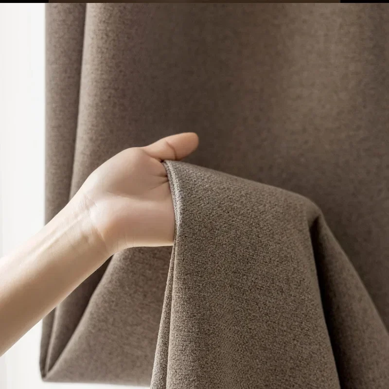 Japanese and Korean Minimalist Fashion Trend Curtains for Living Room Bedroom Dining Room Cotton and Linen High Blackout Curtain
Japanese and Korean Minimalist Fashion Trend Curtains for Living Room Bedroom Dining Room Cotton and Linen High Blackout Curtain
