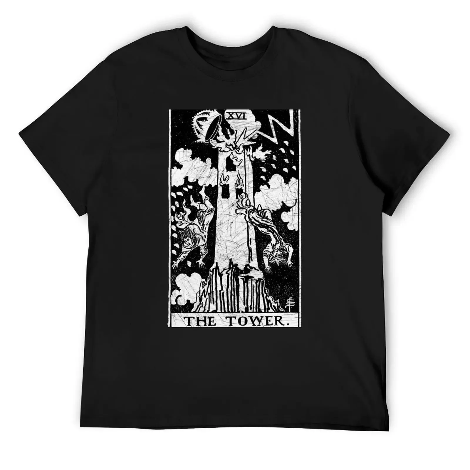 The Tower Tarot Card - Major Arcana - fortune telling - occult T-Shirt quick-drying T-shirts for men cotton
The Tower Tarot Card - Major Arcana - fortune telling - occult T-Shirt quick-drying T-shirts for men cotton