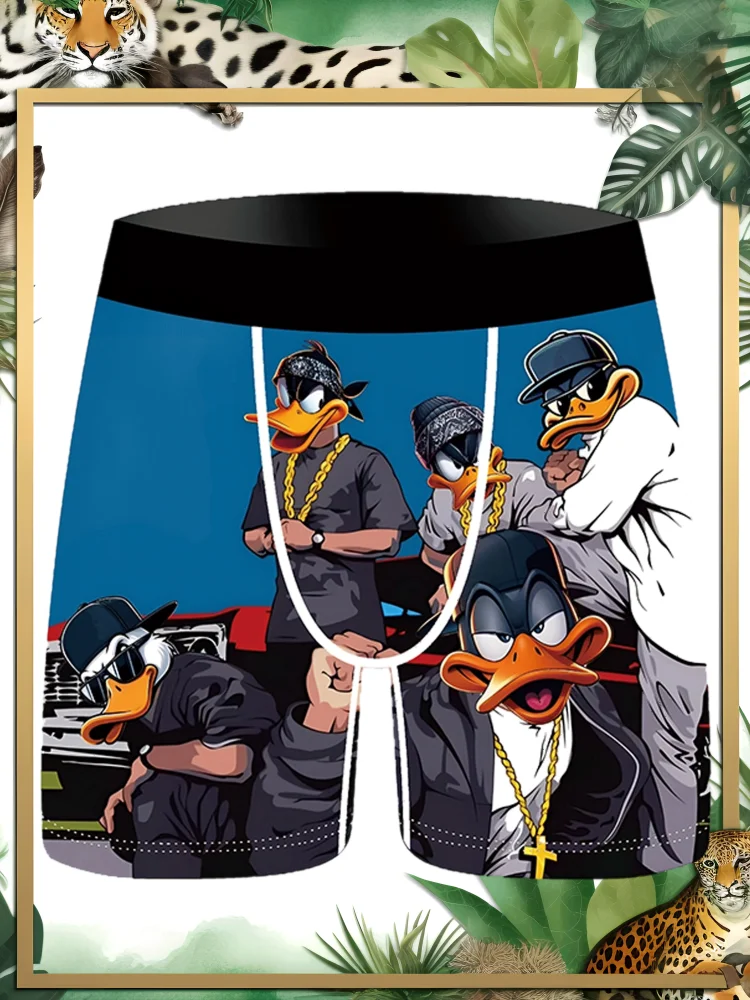 Social Abstract Animal Brothers Printed Men's Boxers High Quality Pop Loose Comfortable Breathable Cool Ice Silk Men's Underwear
Social Abstract Animal Brothers Printed Men's Boxers High Quality Pop Loose Comfortable Breathable Cool Ice Silk Men's Underwear