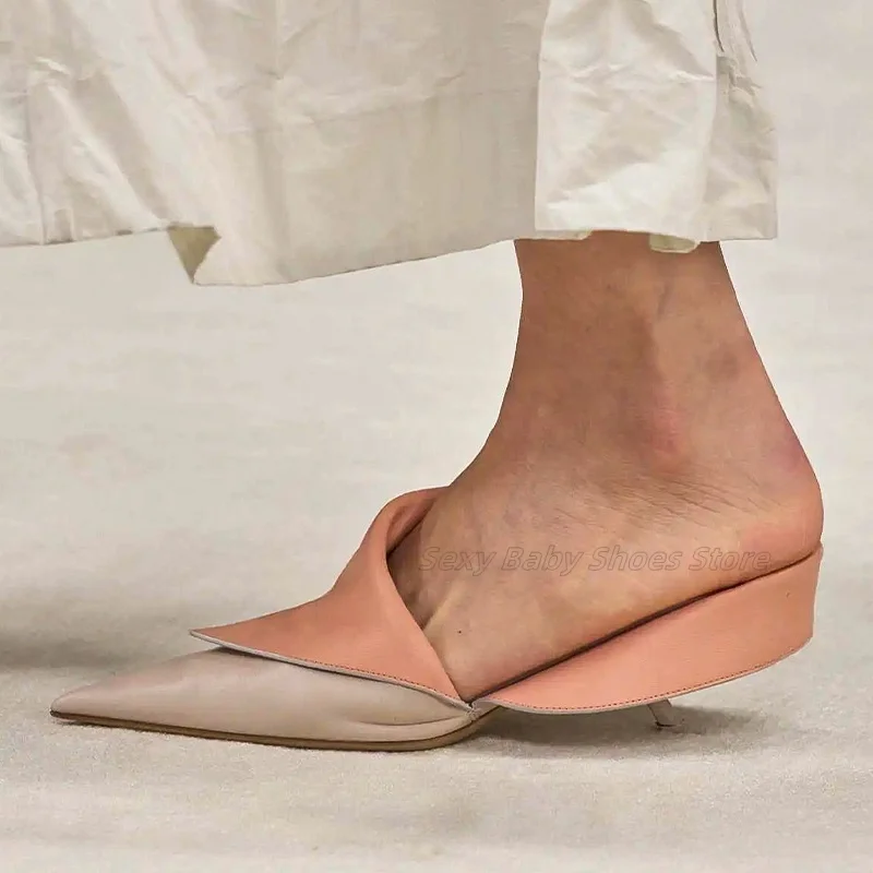 Flip Leather Shallow Mouth Pumps With Thin Heel and Pointed Toe High-end French Ankle Boots With Crooked Heel
Flip Leather Shallow Mouth Pumps With Thin Heel and Pointed Toe High-end French Ankle Boots With Crooked Heel