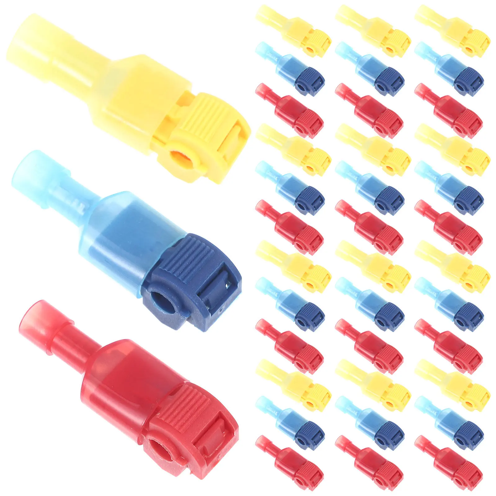 180Pcs Wire Connector Kit T-Tap Fully Insulated Quick Splice Electrical Spade Connectors for Automotive Car Speaker Wiring
180Pcs Wire Connector Kit T-Tap Fully Insulated Quick Splice Electrical Spade Connectors for Automotive Car Speaker Wiring