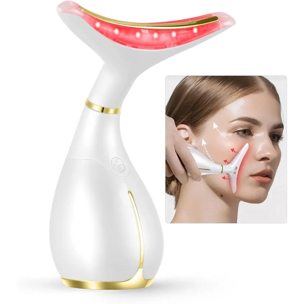 Triple-Function LED Skin Care Massager with Thermal, Vibration, and Tightening Effects for Women's Beauty Enhancement
Triple-Function LED Skin Care Massager with Thermal, Vibration, and Tightening Effects for Women's Beauty Enhancement