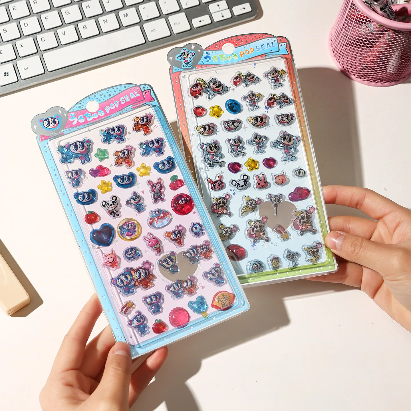 3D Puffy Guka Stickers New Blue Angel 3D Embossed Waterproof Gem Crystal Pattern For fans DIY Phone Craft Decoration
3D Puffy Guka Stickers New Blue Angel 3D Embossed Waterproof Gem Crystal Pattern For fans DIY Phone Craft Decoration