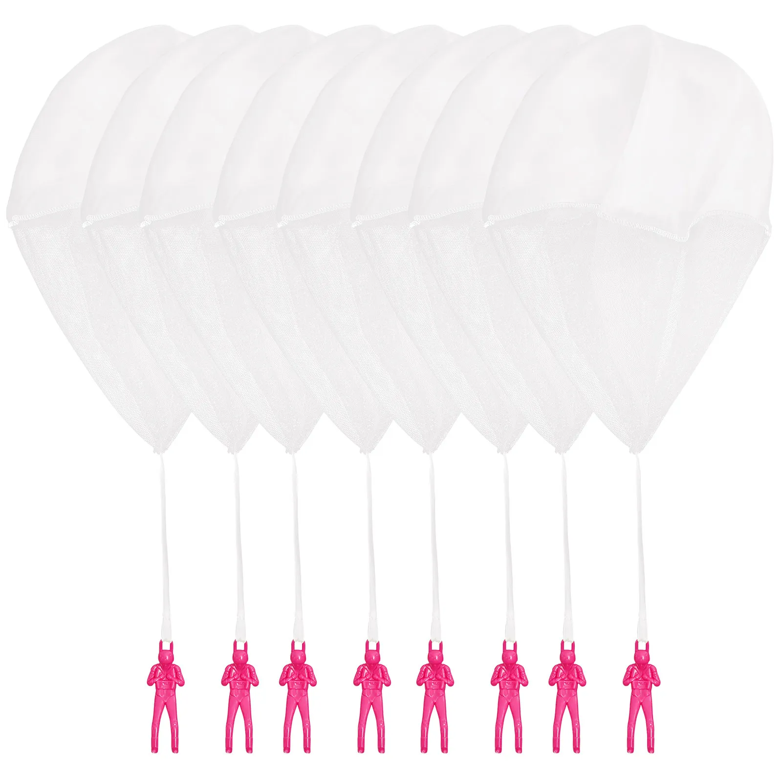 8Pcs White DIY Parachute Kit Children Draw Paint Create Patterns Flying Soldier Plaything Slow Descent Outdoor Activity Skill
8Pcs White DIY Parachute Kit Children Draw Paint Create Patterns Flying Soldier Plaything Slow Descent Outdoor Activity Skill
