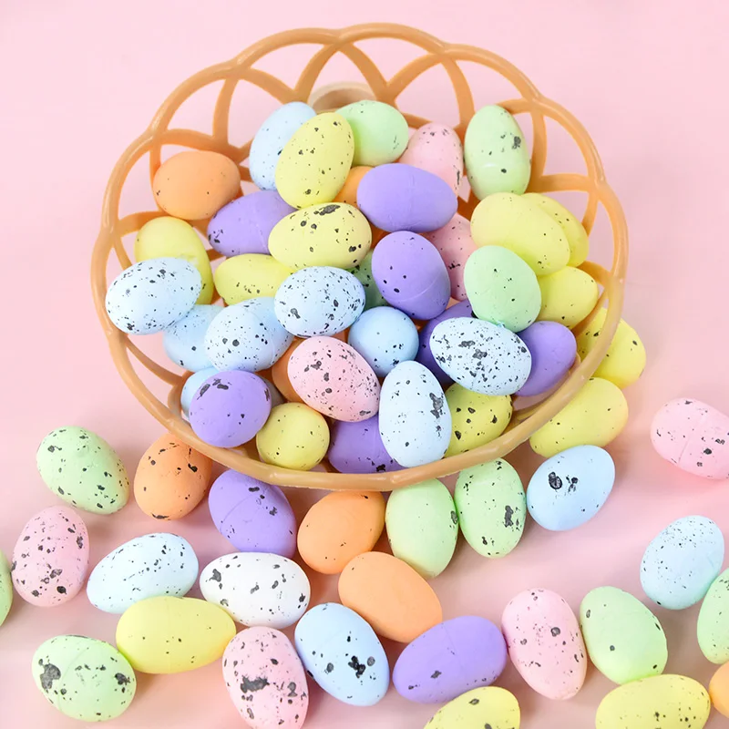 20/50pcs Easter Foam Egs Colorful Painted Bird Pigeon Eggs DIY Craft Kids Favor Gift Toy For Happy Easter Party Home Decorations
20/50pcs Easter Foam Egs Colorful Painted Bird Pigeon Eggs DIY Craft Kids Favor Gift Toy For Happy Easter Party Home Decorations