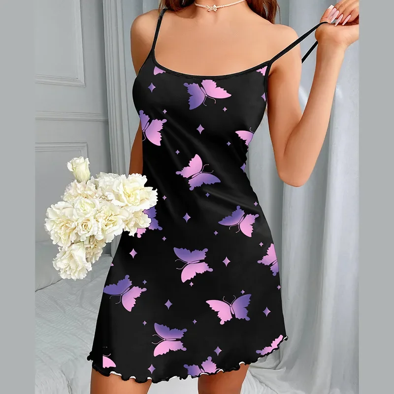 Nightgowns Women's Clothing Summer Thin New French Suspenders Home Soft Simple Leisure Slim Loose Fit Premium Breathable Sexy
Nightgowns Women's Clothing Summer Thin New French Suspenders Home Soft Simple Leisure Slim Loose Fit Premium Breathable Sexy