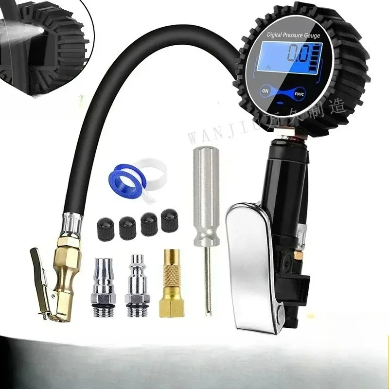 Для мотоцикла, велосипеда, автомобиля, цифровой манометр для шин, воздушный насос из алюминиевого сплава, ЖК-цифровой тест, мониторинг надувания
Для мотоцикла, велосипеда, автомобиля, цифровой манометр для шин, воздушный насос из алюминиевого сплава, ЖК-цифровой тест, мониторинг надувания