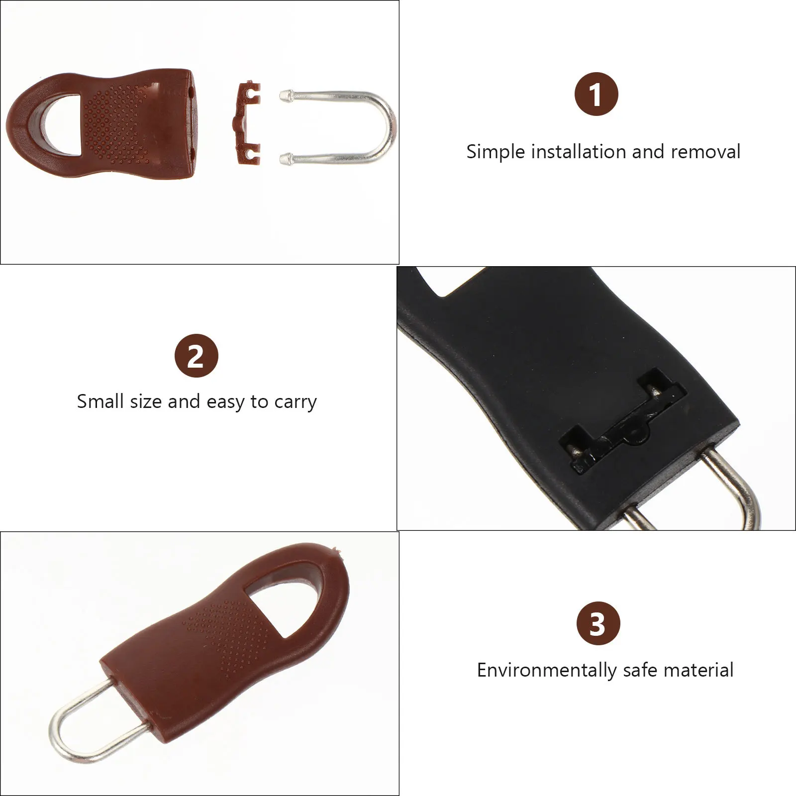 Zipper Head Pull Tab Detachable Repair Fixer For Luggage Bag Coat Diy Accessories Metal Zipper Handle Replacement
Zipper Head Pull Tab Detachable Repair Fixer For Luggage Bag Coat Diy Accessories Metal Zipper Handle Replacement