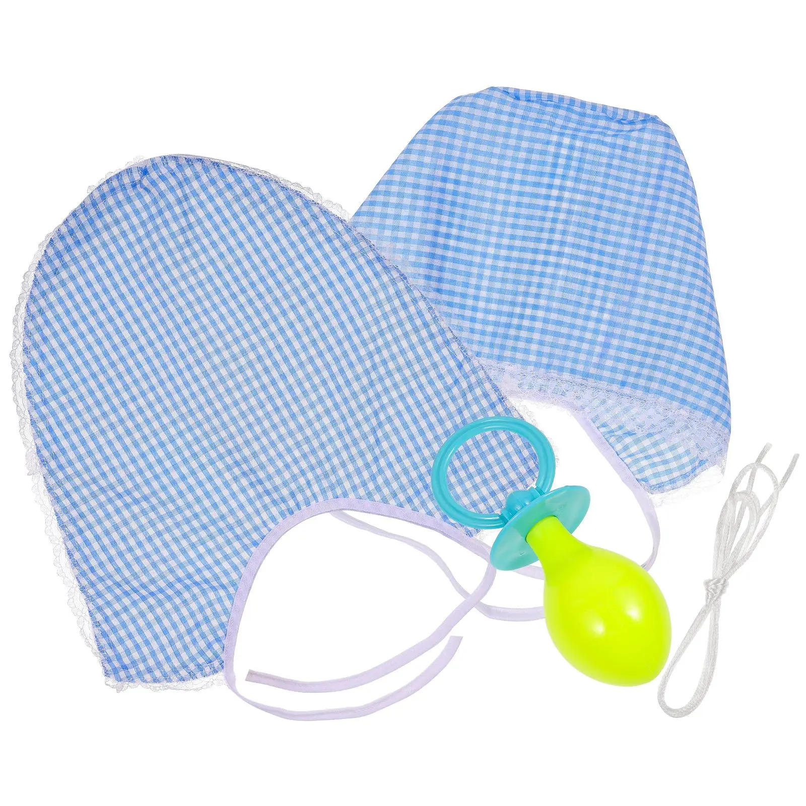 3 Pcs Baby Pacifier Bib Hat Set for Adults Cosplay Funny Party Props Reusable Washable Infant Clothing Accessories
3 Pcs Baby Pacifier Bib Hat Set for Adults Cosplay Funny Party Props Reusable Washable Infant Clothing Accessories