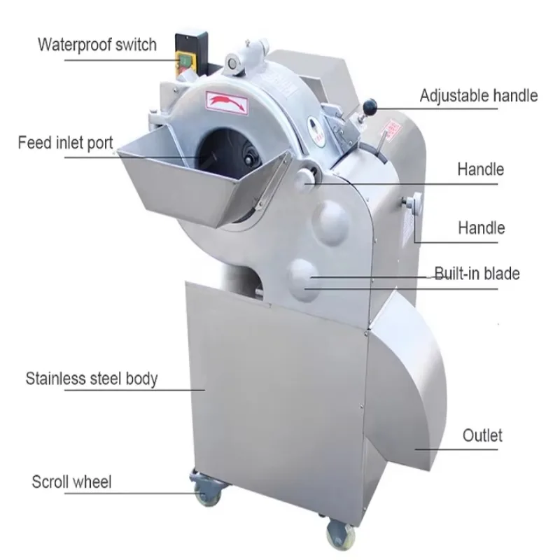 220v Industrial Fruit Potato Carrot Cutting Slicing Chopping Dicing Machine Automatic Vegetables Slicing and Dicing Machine
220v Industrial Fruit Potato Carrot Cutting Slicing Chopping Dicing Machine Automatic Vegetables Slicing and Dicing Machine