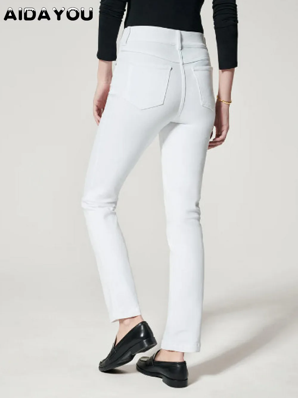 Women White Casual Pants Stretchy Office SKinny Pants for Daily Ankle Leggings Elastic
Women White Casual Pants Stretchy Office SKinny Pants for Daily Ankle Leggings Elastic