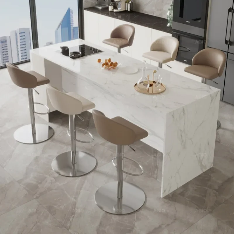 Минималистичные барные стулья из нержавеющей стали, поворотные, регулируемая высота, модные барные стулья для квартиры, Relax Single Sillas De Bar Furniture
Минималистичные барные стулья из нержавеющей стали, поворотные, регулируемая высота, модные барные стулья для квартиры, Relax Single Sillas De Bar Furniture