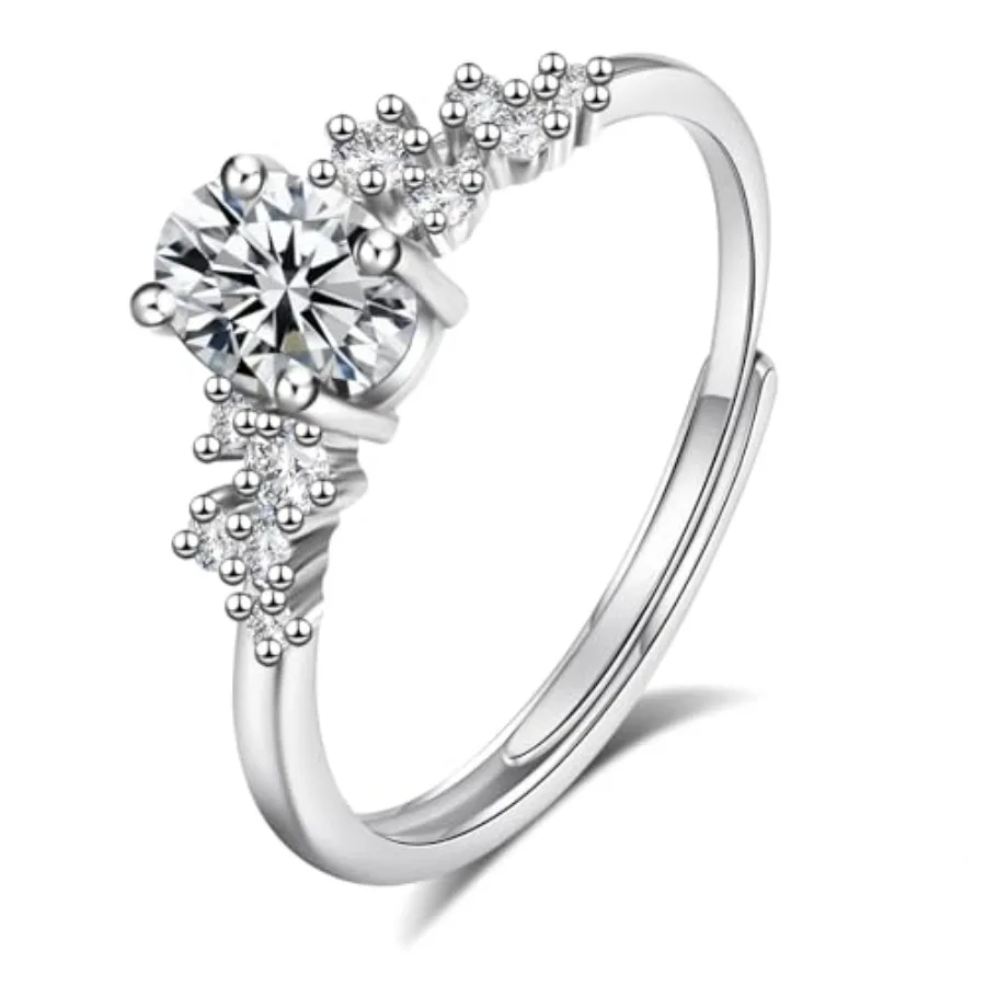 Mothers Day Gifts for Mom, Moissanite Ring for Women, Perfect for Romantic Proposal, Promise Engagement Ring for Women, Wedding
Mothers Day Gifts for Mom, Moissanite Ring for Women, Perfect for Romantic Proposal, Promise Engagement Ring for Women, Wedding