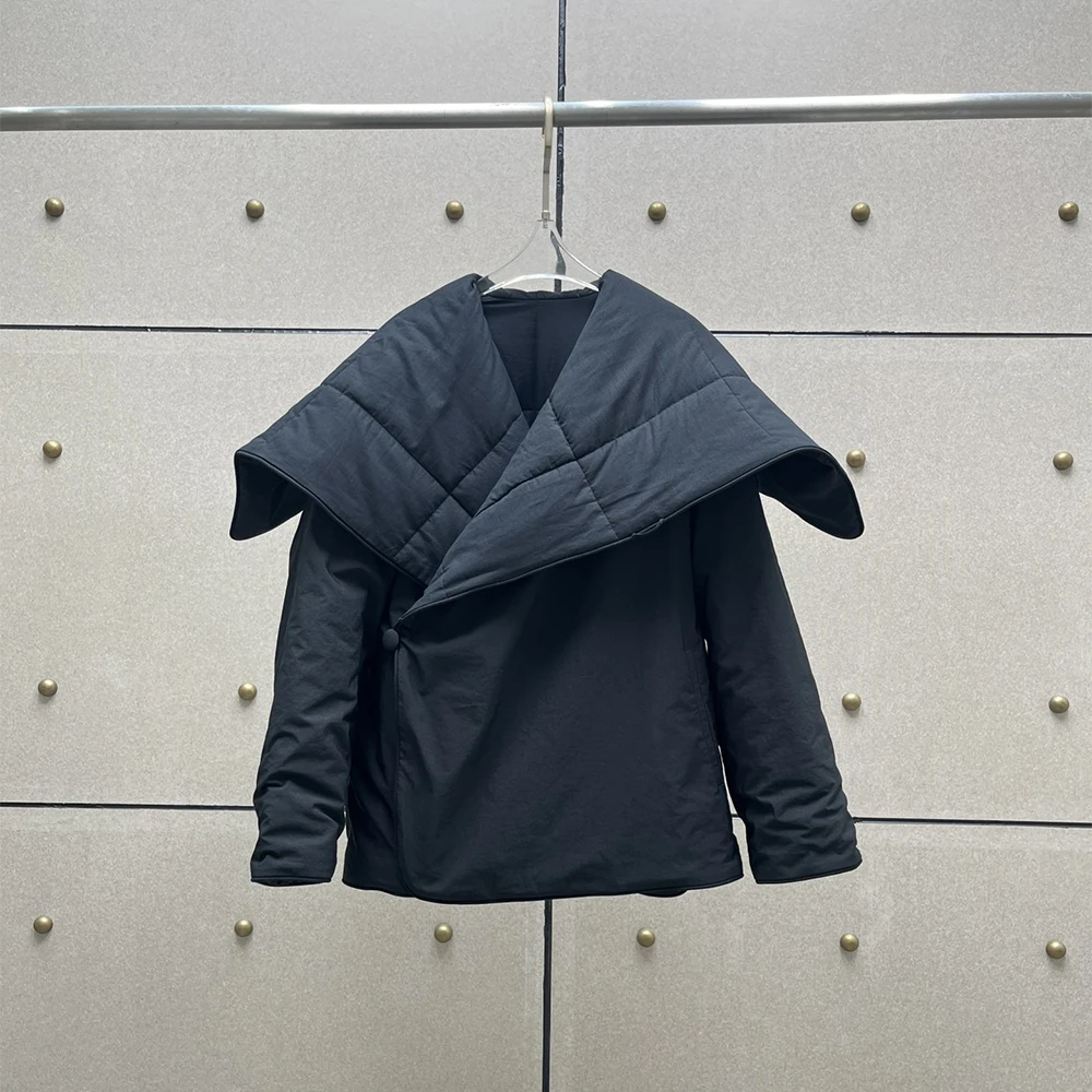 High Quality Women Winter Jacket Y2k Large Lapel One Button Simple Commuter Thickened Warm Cotton Coat 2024 Autumn New
High Quality Women Winter Jacket Y2k Large Lapel One Button Simple Commuter Thickened Warm Cotton Coat 2024 Autumn New