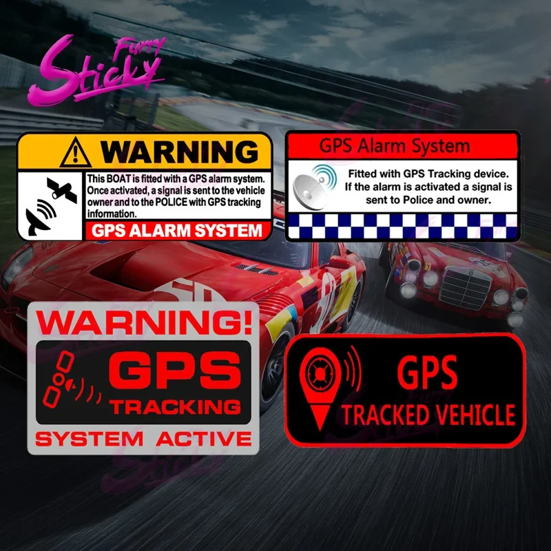 Warning Sign GPS Automatic Tracking System High Quality Car Sticker Waterproof PVC Car Accessories
Warning Sign GPS Automatic Tracking System High Quality Car Sticker Waterproof PVC Car Accessories