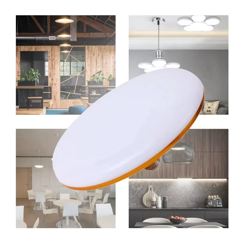 LED Bulb AC 220v E27 Base Household Energy Saving Lamp 15W Indoor Lighting Flying Saucer Light 6500k Ceiling Lamp Garage Light
LED Bulb AC 220v E27 Base Household Energy Saving Lamp 15W Indoor Lighting Flying Saucer Light 6500k Ceiling Lamp Garage Light