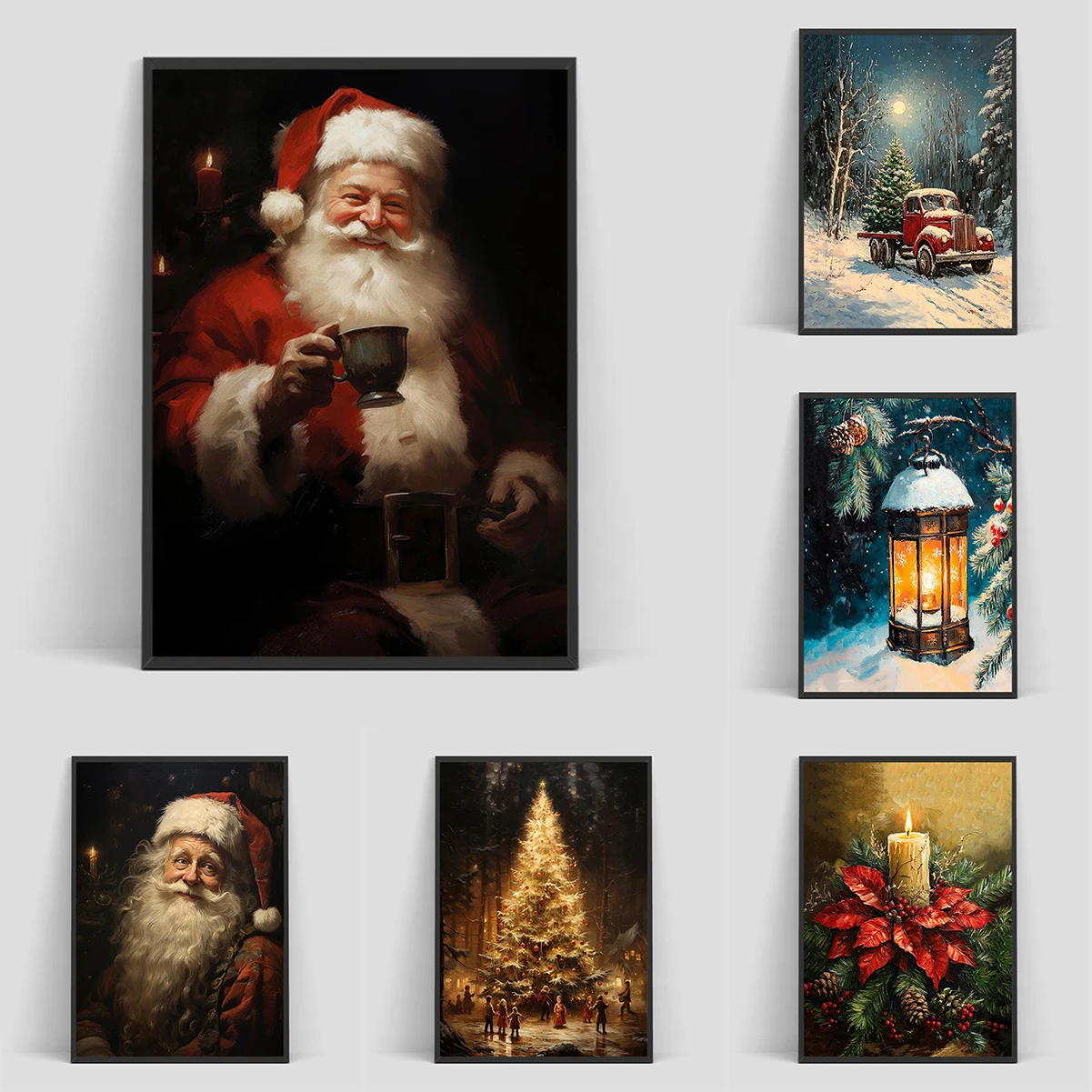 Vintage Winter Christmas Gingerbread Santa Christmas Tree Posters Classroom Decorations for Home Living Room Decor Wall Poster
Vintage Winter Christmas Gingerbread Santa Christmas Tree Posters Classroom Decorations for Home Living Room Decor Wall Poster