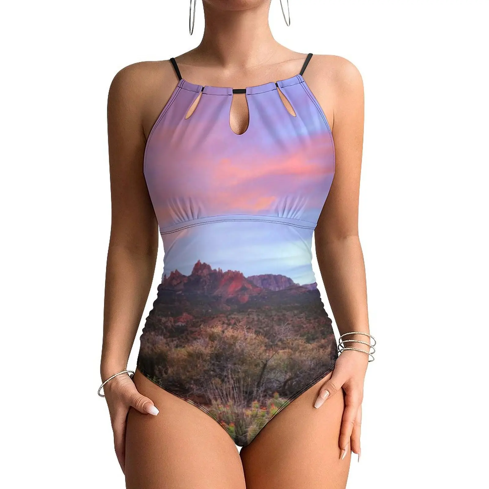 Desert Sunset Swimsuit Cactus Landscape Push Up Swimwear One-Piece Fitness Bathing Suit Swimsuits Sexy Beachwear Large Size
Desert Sunset Swimsuit Cactus Landscape Push Up Swimwear One-Piece Fitness Bathing Suit Swimsuits Sexy Beachwear Large Size