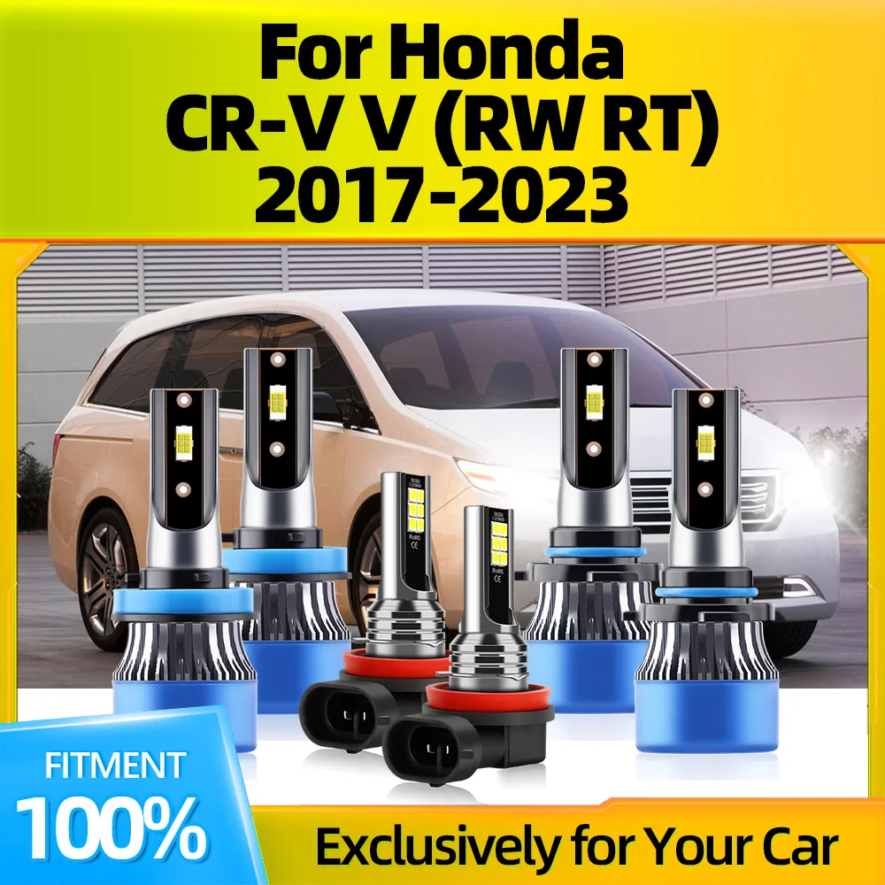 2/6Pcs 150W Car LED Headlight High Power Auto Fog Lights Lamps For Honda CR-V V (RW RT) 2017 2018 2019 2020 2021 2022 2023
2/6Pcs 150W Car LED Headlight High Power Auto Fog Lights Lamps For Honda CR-V V (RW RT) 2017 2018 2019 2020 2021 2022 2023