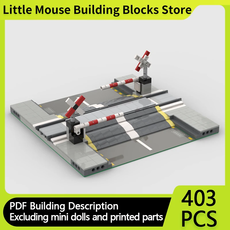 City Street View Model MOC Building Bricks Plate Railroad Crossing Modular Technology Gifts Holiday Assemble Children Toys Suit
City Street View Model MOC Building Bricks Plate Railroad Crossing Modular Technology Gifts Holiday Assemble Children Toys Suit