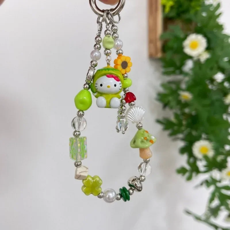 Homemade Green Hello Kitty Mobile Chain Original Simple Cute Ins Beaded Ccd Camera Chain Bag Pendant Keychain Accessories Gift
Homemade Green Hello Kitty Mobile Chain Original Simple Cute Ins Beaded Ccd Camera Chain Bag Pendant Keychain Accessories Gift