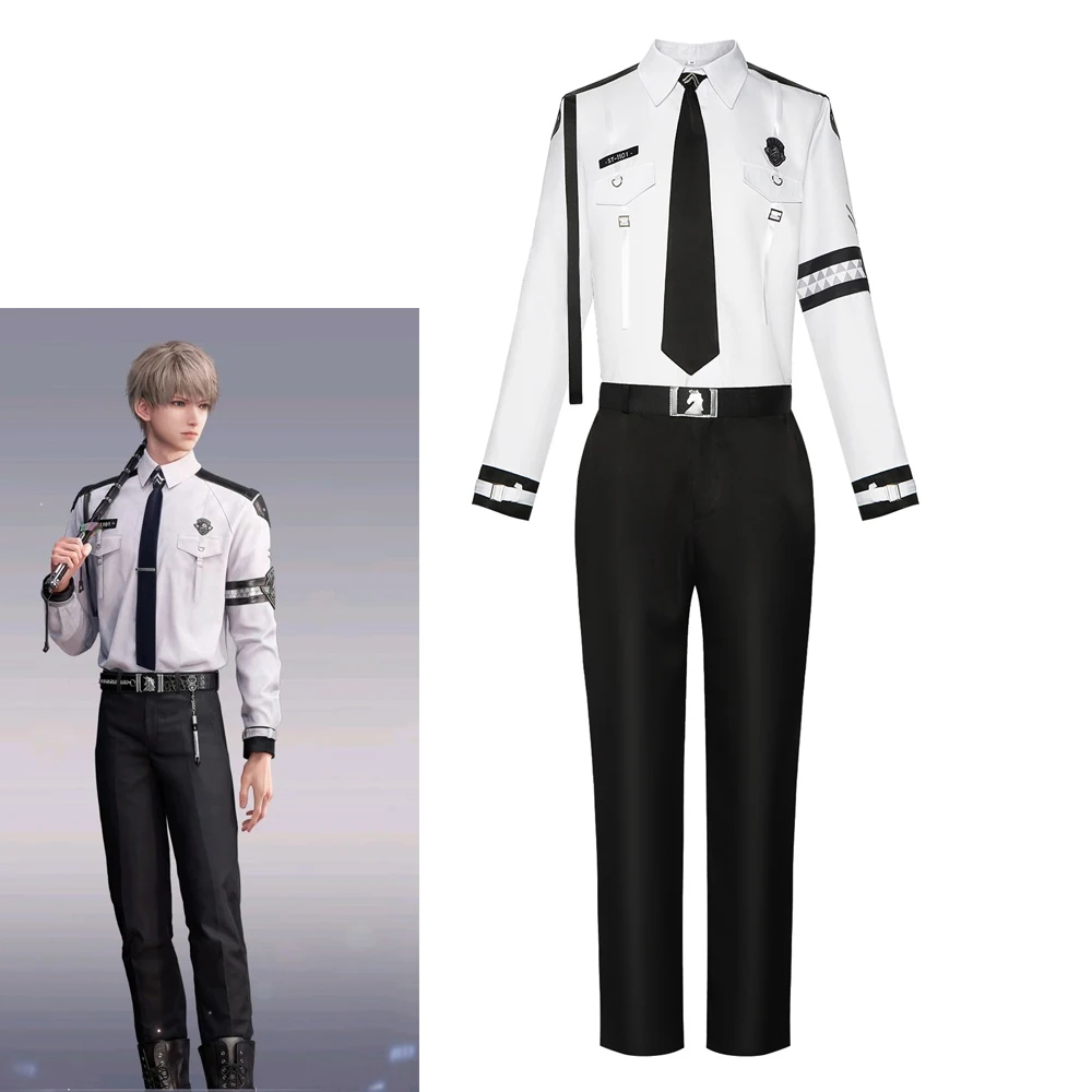 Game Love And Deepspace Cosplay Xavier: Evol Police Costume Women Man's Shirts Pants with Tie Halloween Police Cos Suit
Game Love And Deepspace Cosplay Xavier: Evol Police Costume Women Man's Shirts Pants with Tie Halloween Police Cos Suit
