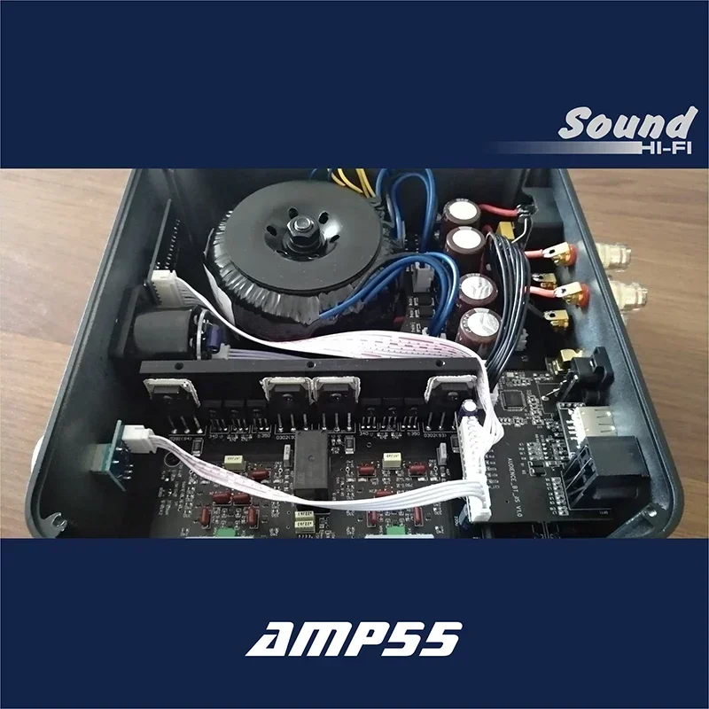 AMXEKR AMP55 70W*2 Hifi Fever Bluetooth Mini Home Desktop Audio Amplifier HDMI USB U Disk Lossless Music Decoding Digital Player
AMXEKR AMP55 70W*2 Hifi Fever Bluetooth Mini Home Desktop Audio Amplifier HDMI USB U Disk Lossless Music Decoding Digital Player