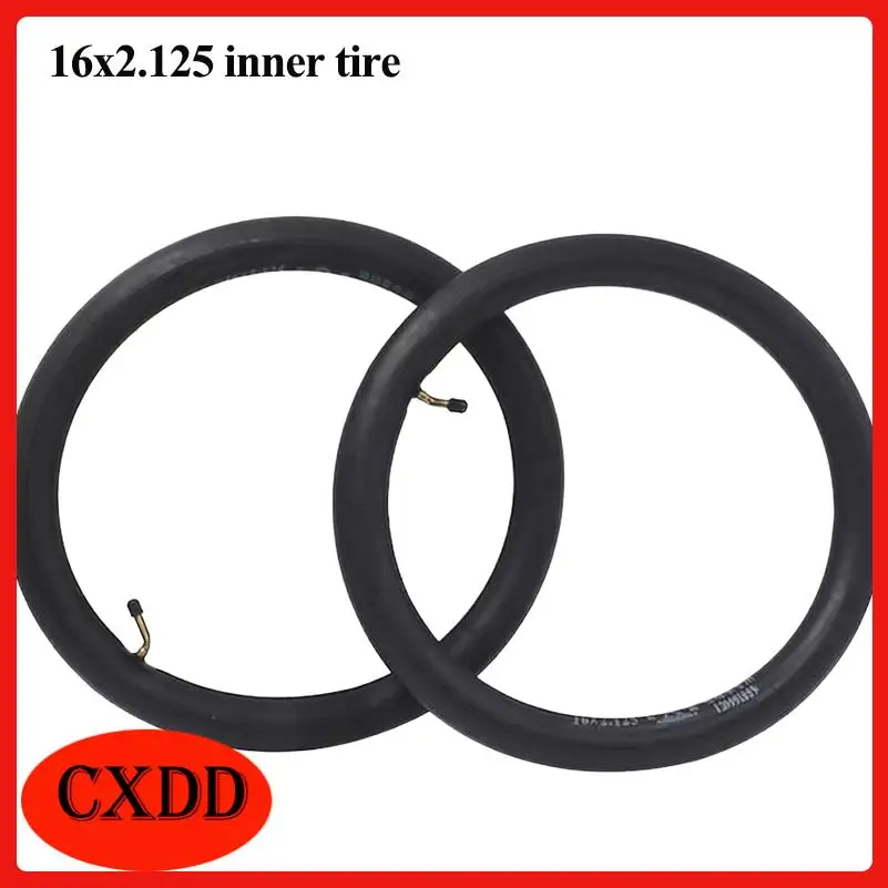 Durable 16x2.125/2.35 Bicycle tube with Bent Rod or Straight Valve Compatible with 16' E-Bikes
Durable 16x2.125/2.35 Bicycle tube with Bent Rod or Straight Valve Compatible with 16' E-Bikes