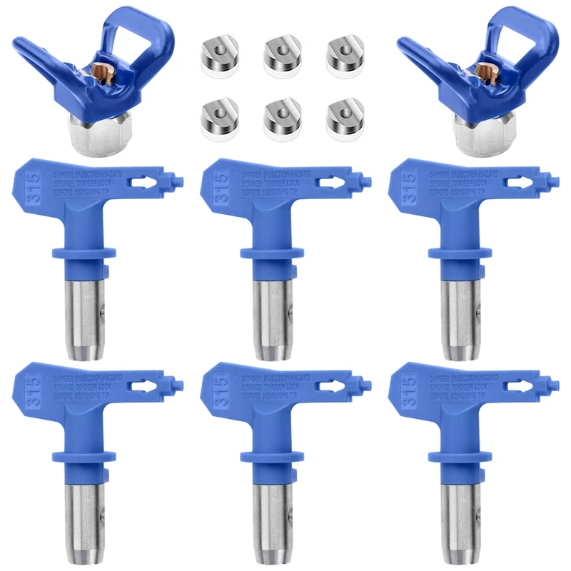 Airless Paint Nozzles Set,Reversible Spray Tips Airless Paint Sprayer Nozzle Tips Airless Sprayer Spraying Machine Parts
Airless Paint Nozzles Set,Reversible Spray Tips Airless Paint Sprayer Nozzle Tips Airless Sprayer Spraying Machine Parts