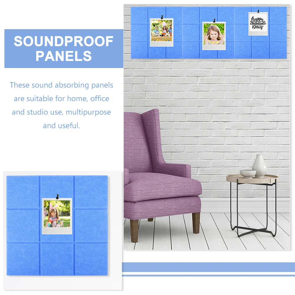 6 pcs Felt Wall Stickers Soundproof Panels Acoustic Isolation Noise Cancelling Bedroom Office Studio Wall Decor Sound Absorbing
6 pcs Felt Wall Stickers Soundproof Panels Acoustic Isolation Noise Cancelling Bedroom Office Studio Wall Decor Sound Absorbing