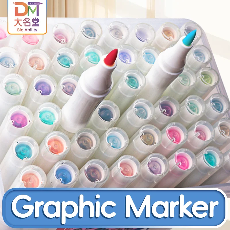 Big Ability 12/24/36/48 Colors Soft Tip Brush Pen Markers Freely Replace Ink Sac Set Fine Oily Liner Art Markers for Drawing
Big Ability 12/24/36/48 Colors Soft Tip Brush Pen Markers Freely Replace Ink Sac Set Fine Oily Liner Art Markers for Drawing