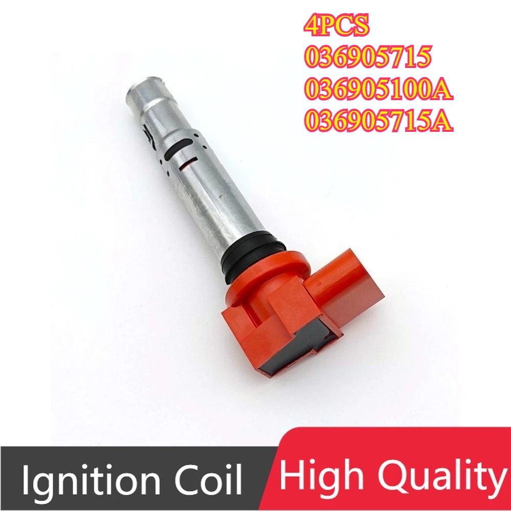 4Pcs 036905715 036905100A 036905715A 036905715C 036905715F 036905715G Ignition Coils For Audi A3 VW Beetle Polo Golf Passat
4Pcs 036905715 036905100A 036905715A 036905715C 036905715F 036905715G Ignition Coils For Audi A3 VW Beetle Polo Golf Passat