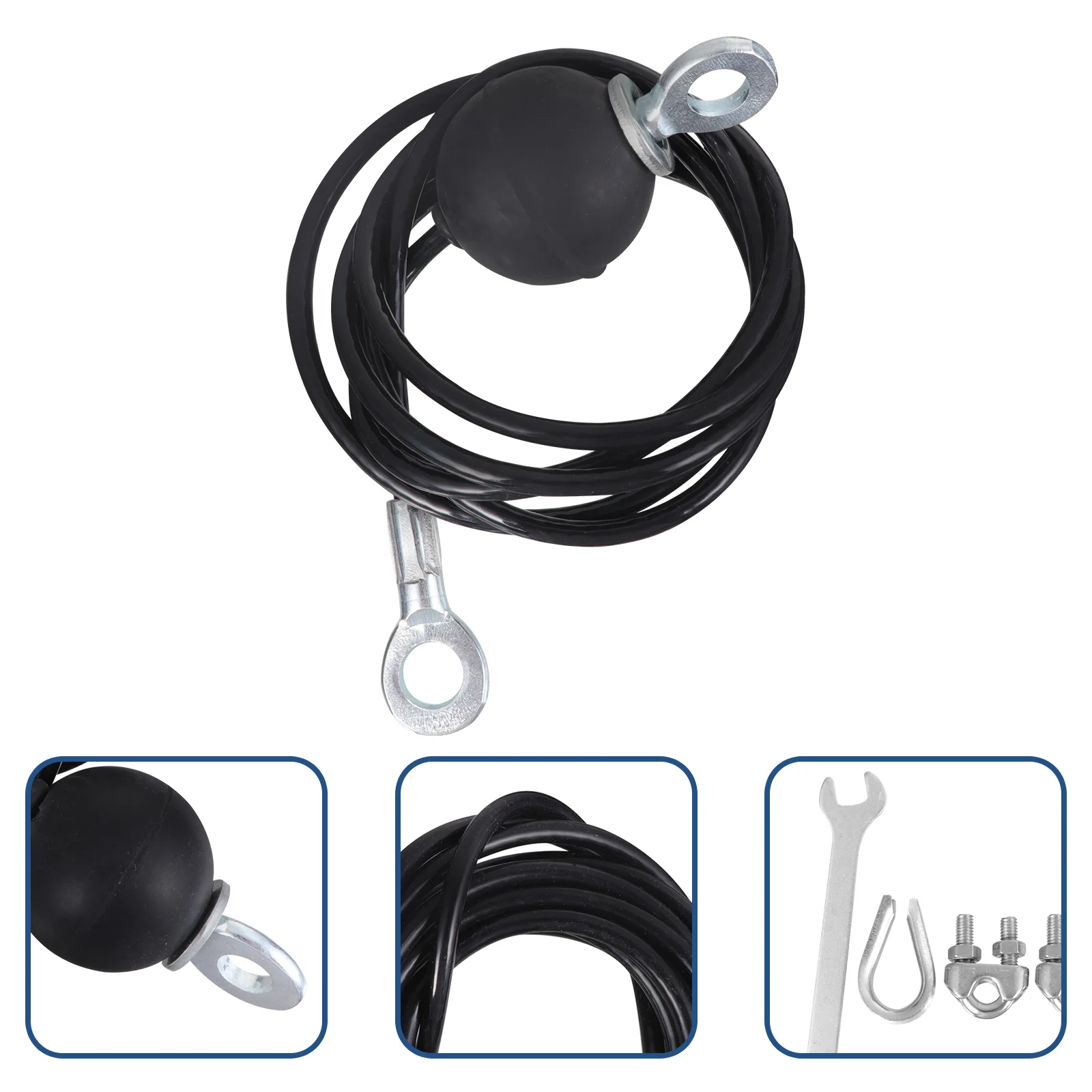 Self Made Fitness Wire Rope Accessories Equipment 140X05X05cm Steel Pull down Cable
Self Made Fitness Wire Rope Accessories Equipment 140X05X05cm Steel Pull down Cable